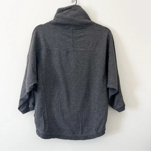 alo yoga | four snap mock neck pullover xs - Picture 2 of 5